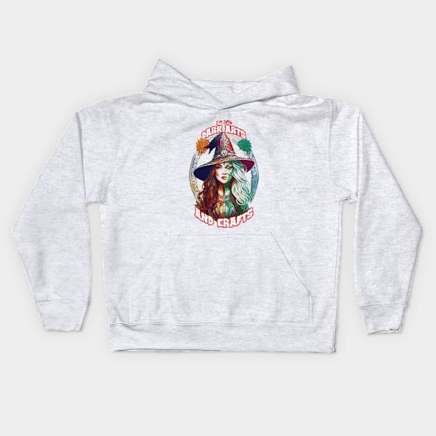 Dark Arts & Crafts Kids Hoodie by Daily Detour